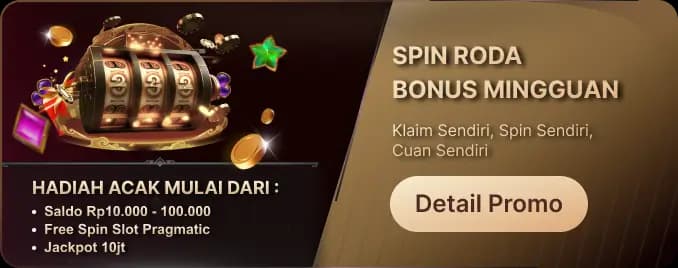 LUCKYSPIN!! RODA BONUS MINGGUAN